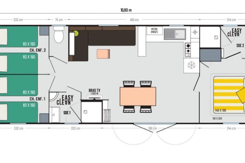 Mobil-home tout confort Camping 5 à Montalivet - foto 3