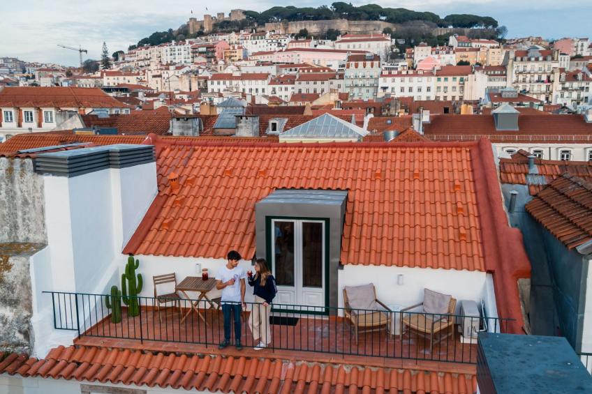Die Downtown-Terrasse Fabelhafte Aussichten Romantisches Penthouse