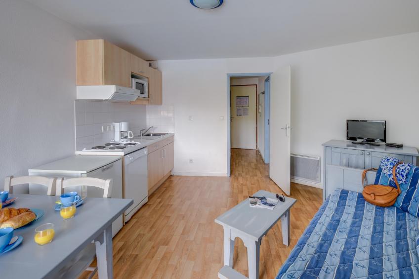 Les  Jardins  de  l'Amirauté- Appartement 2 piÃ¨ces avec coin nuit 6 personnes - foto 3