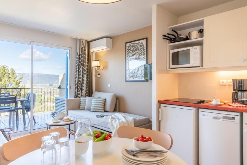 Pierre & Vacances Village Pont Royal en Provence Studio 4 people - 1 sleeping alcove - Balcony or terrace - Air-conditioned - Renovated - foto 10