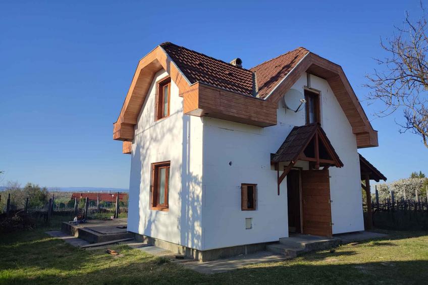 Ferienhaus mit Seeblick, Terrasse und Panorama in Weinberg - BF-7HJJN