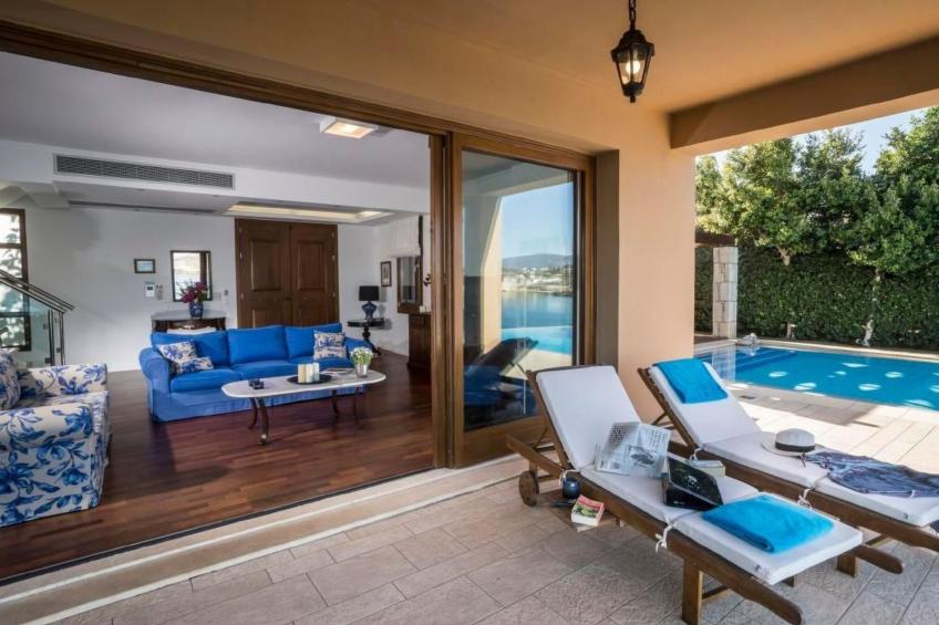 Anemos Villa Ferienhaus Aussicht Gemütlicher beheizter Pool - foto 10