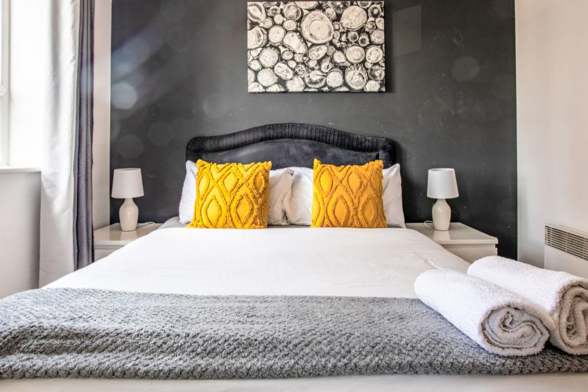 1-Schlafzimmer-Wohnung, 3 Gäste mit Parkplatz und Wi-Fi