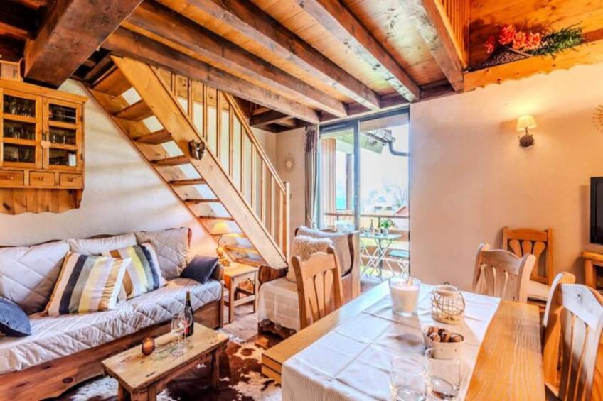 Slow Chalet Etale Duplex Sur Les Pistes, Balcon Avec Vue Montagne & Parking - foto 9