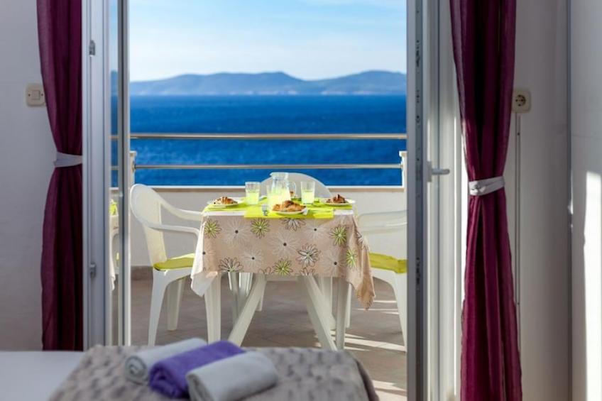 Apartments Nena (ST) - One Bedroom Apartment with Balcony and Sea View (A1)