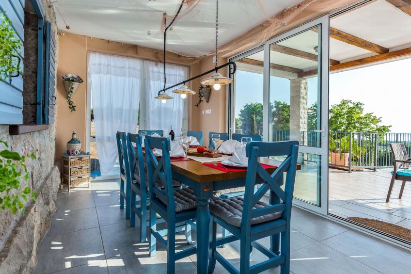 Meerblick Ferienvilla Haus Lucija mit Pool - foto 38