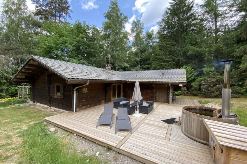 LE FISHING LODGE Chalet en bois avec Bain Nordique