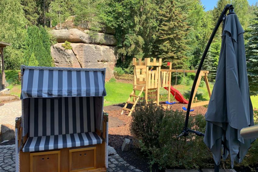 Waldferienhaus Dunja mit Sauna, Whirlpool, direkt am Waldrand, Kletterfelsen - foto 12