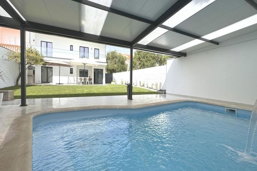 Strandhaus -Salzwasserpool, Geheizt Bedeckt