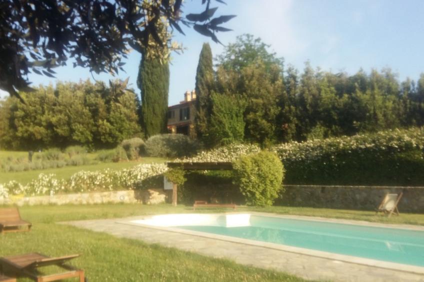 Haus mit Gartenblick