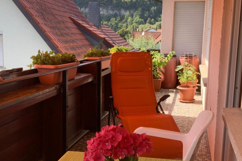 Freistehendes Ferienhaus mit Südbalkon