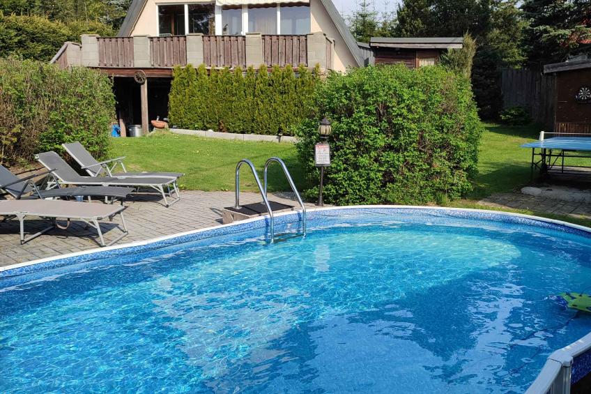 Holiday house Svahova with fireplace, sauna, tennis court, jacuzzi and outdoor pool - BF-JJVG