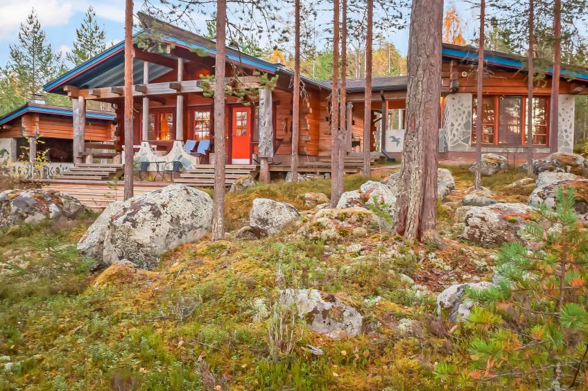 Riutankolo, mustosen lomamökit