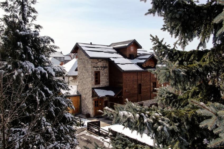 Die Ski-Suite hat ein Schlafzimmer und ein kleines Wohnzimmer ohne Küche. - foto 7