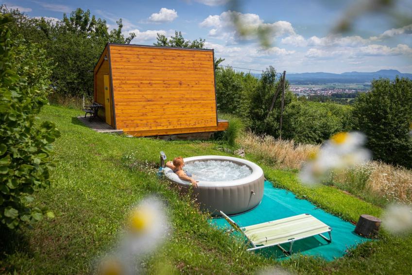 Rustic Refuge Glamping with Hot-Tub and Sauna - Double room with Terrace - foto 23