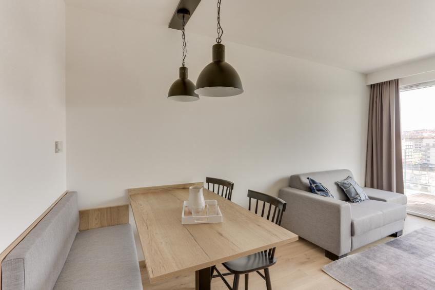 Standard studio for 4 people with double bed and balcony