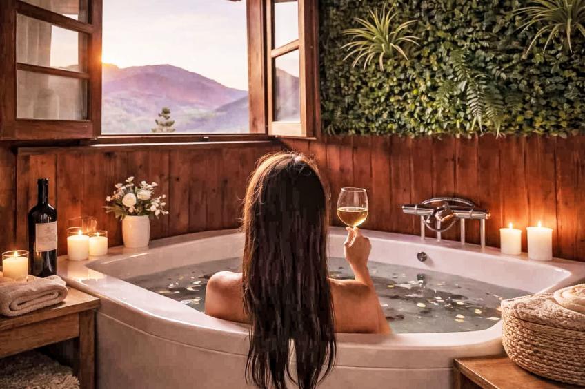 Berghütte mit Terrasse, Kamin und Jacuzzi - foto 2