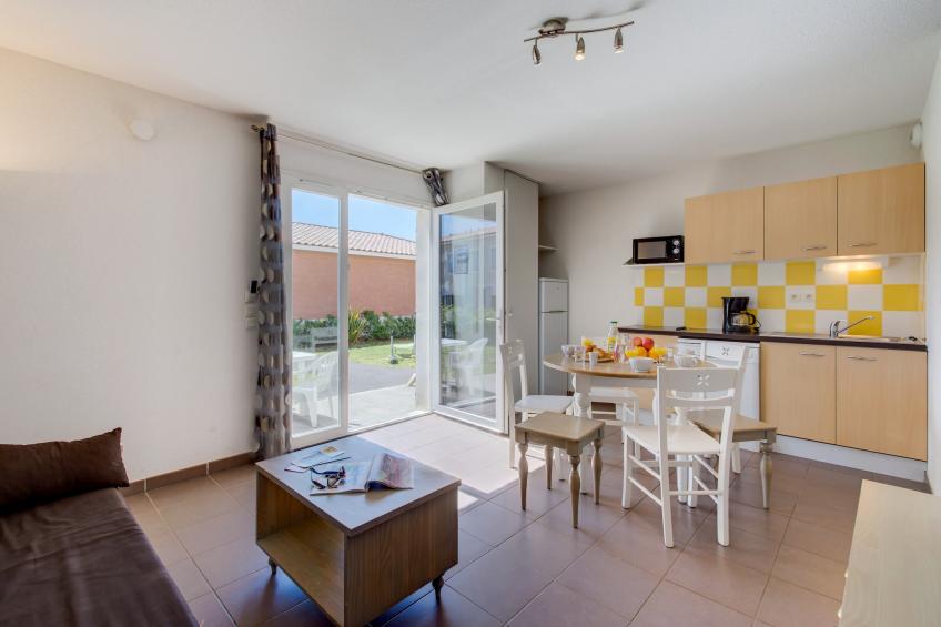 Le Domaine d'EnsÃ©rune	Maison 2 piÃ¨ces avec coin nuit 6 personnes - foto 12