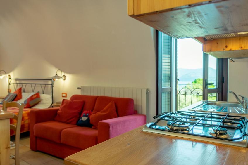 Studio-Apartment mit Balkon mit Seeblick und Zugang zum Garten - foto 16