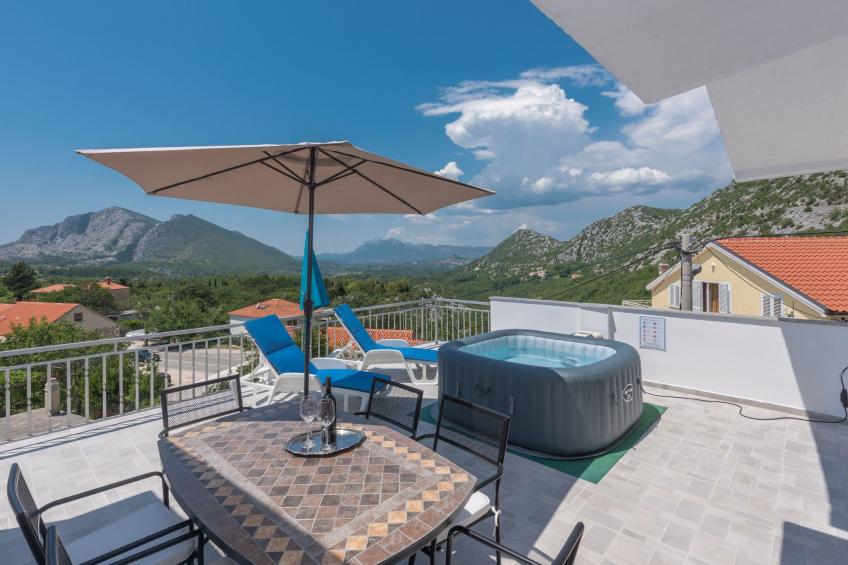 in Gornja Brela mit Sonnenterrasse und Panoramablick - foto 7