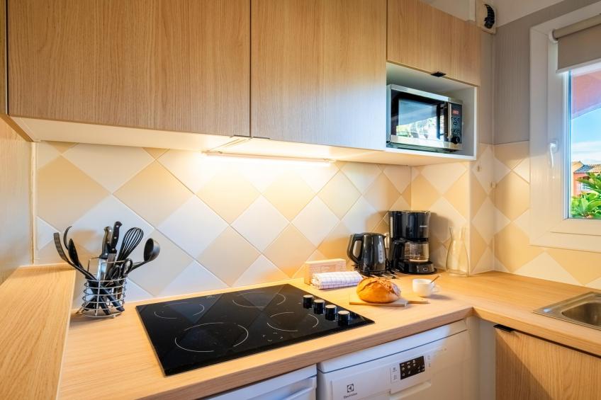 P&V Premium les Rives de Cannes Mandelieu Studio 4 people - 1 sleeping alcove - Terrace or balcony - Renovated - foto 4
