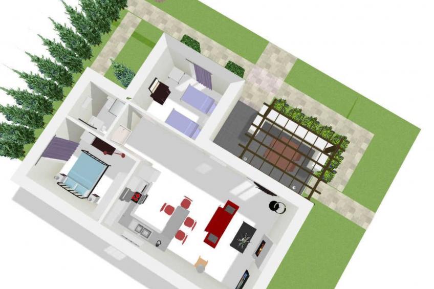 Villa mit zwei Schlafzimmern für 6 Personen. Parken, WiFi - foto 40