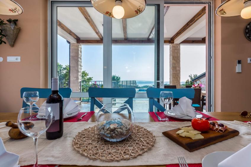 Meerblick Ferienvilla Haus Lucija mit Pool - foto 39