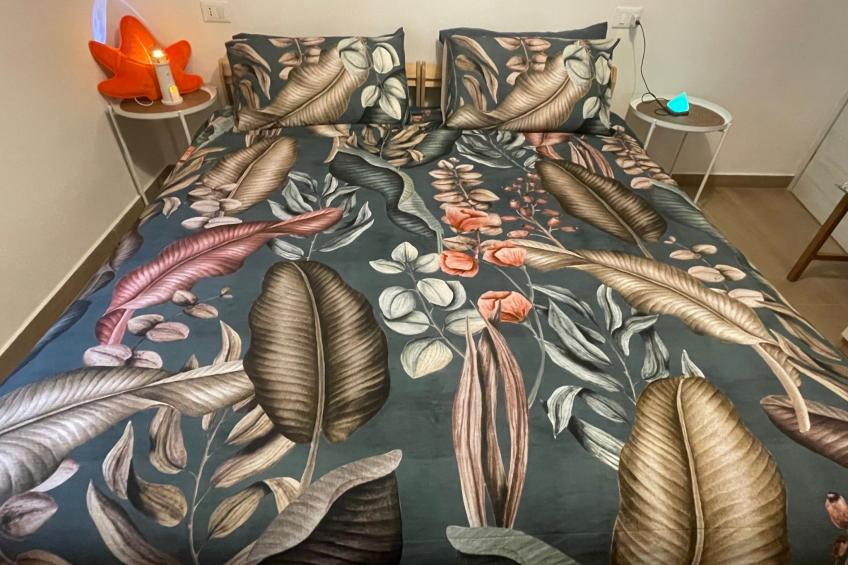 Flacher Strand und Zentrum, Privatparkplatz