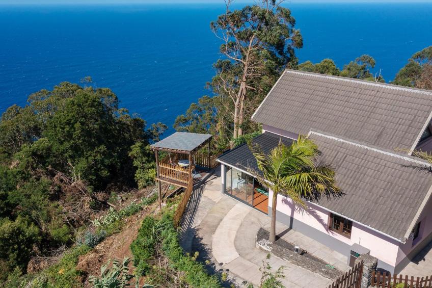 Dorf Sonnenuntergang