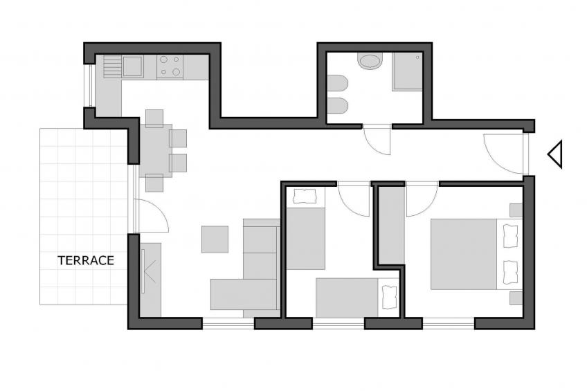 Wohnung in Monterol mit Garten und Terrasse - foto 12