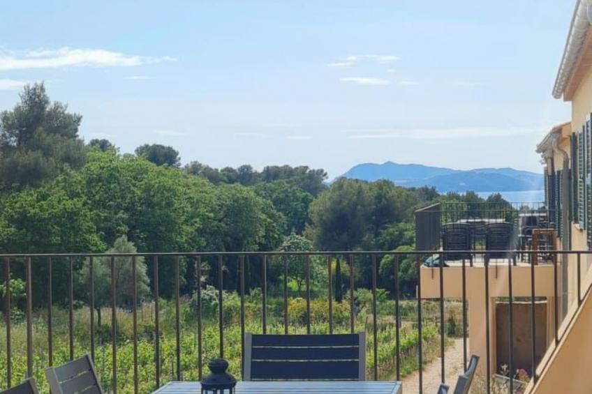 Gîte im Herzen der Weinberge, Terrasse mit atemberaubendem Blick auf das Meer, - foto 10