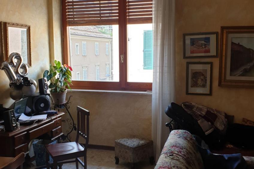 Die Hauptstraße von Grottammare, 50 Meter vom Meer entfernt