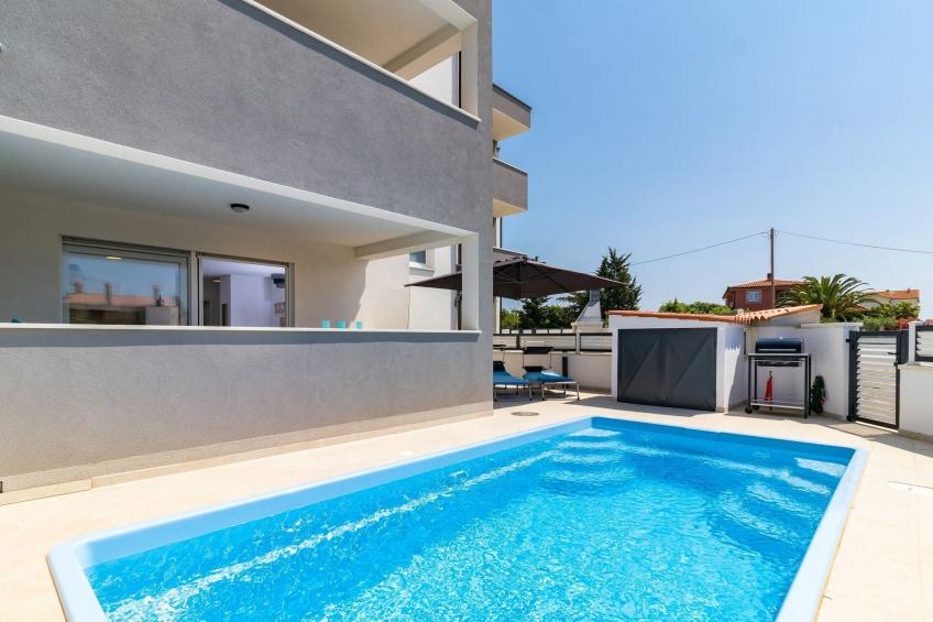 Pool Apartment Sax with Sea View (Private Pool)