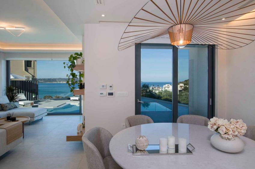 Kalyves Royal Villa-''Gratis''beheizter Pool, Fitnessraum, Meerblick - foto 14