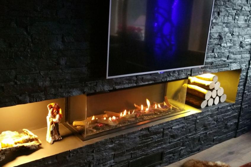 Appartement 'Borredà' mit Kaminofen