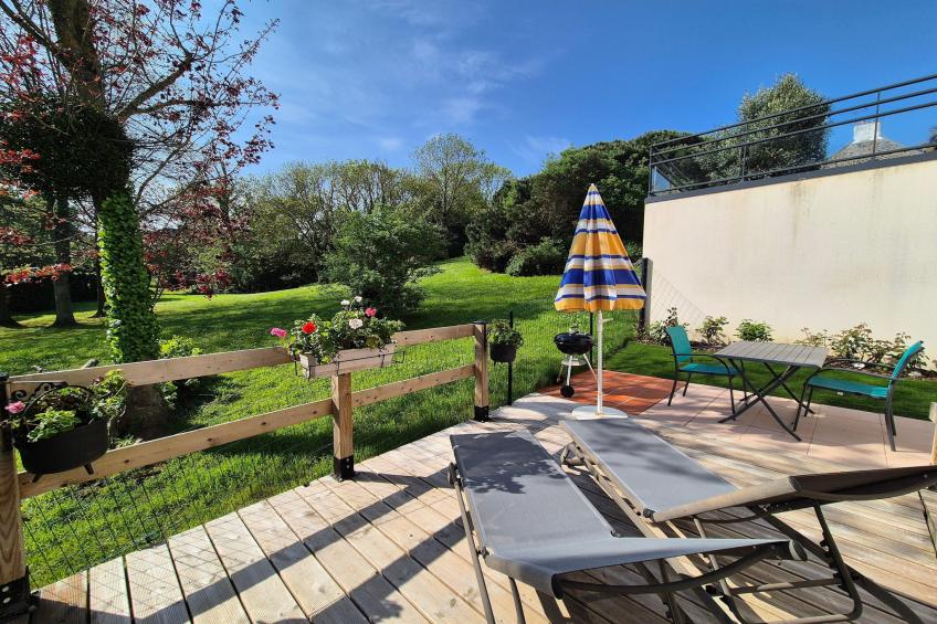 Joli rez-de-jardin avec terrasse sud plage 800 m - foto 10
