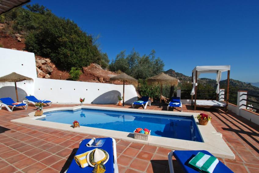 Torcal 1 Comares, Beheiztes Schwimmbad, Wechselstrom, 8 Pers - foto 10