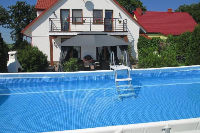 in Bychowo mit Großem Garten