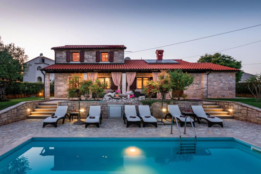 Landhaus Villa Casa Danijel mit Pool und Meerblick