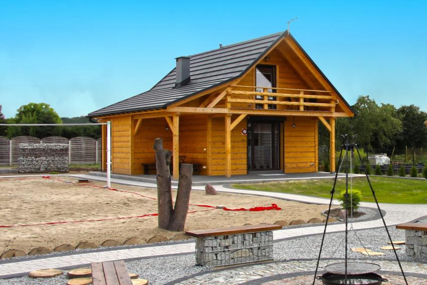 Domek wakacyjny w stylu góralskim Lubrza