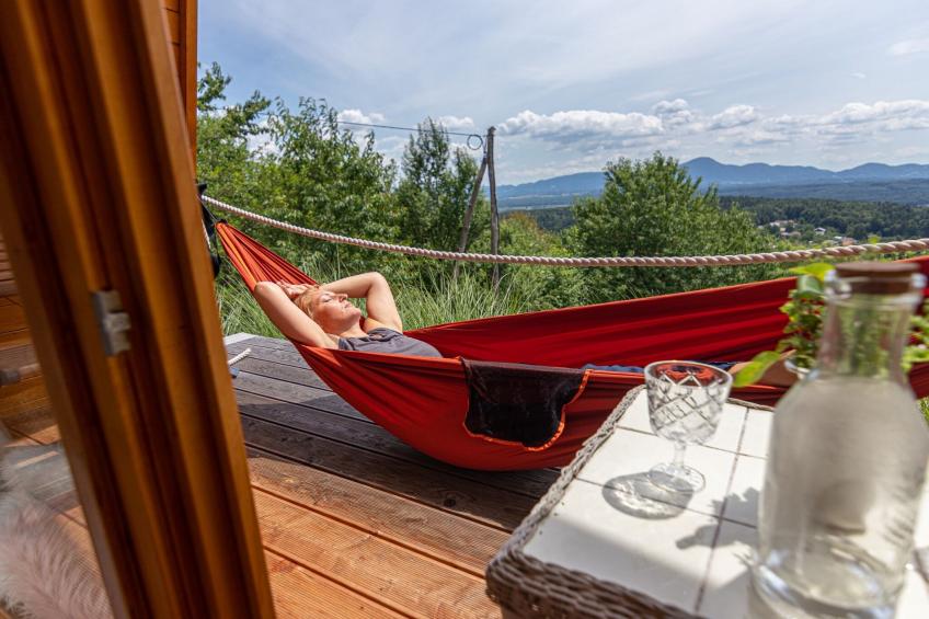 Rustic Refuge Glamping with Hot-Tub and Sauna - Double room with Terrace - foto 14