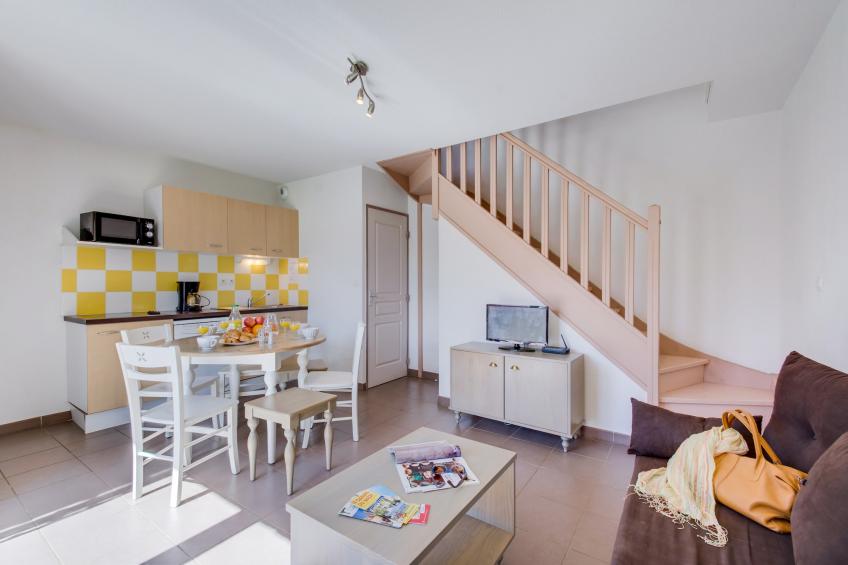 Le Domaine d'EnsÃ©rune	Maison 2 piÃ¨ces avec coin nuit 6 personnes - foto 3