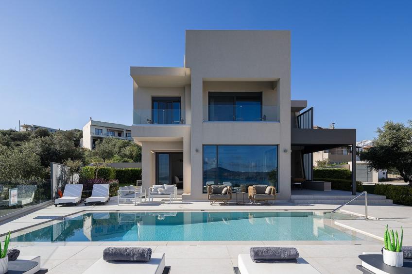 Kalyves Royal Villa-''Gratis''beheizter Pool, Fitnessraum, Meerblick - foto 44