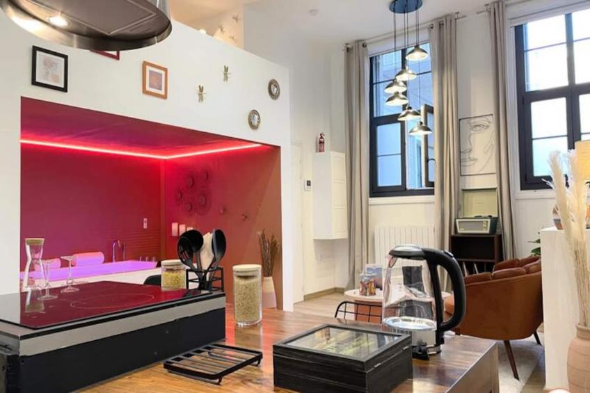 L'orient-express - Jacuzzi Spa - Parking - Loft - foto 7