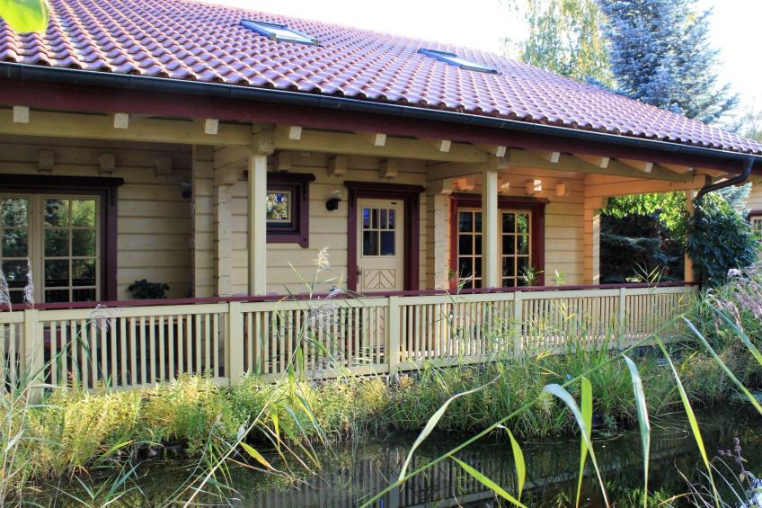 Gemütliches Blockhaus in Waldrandlage mit Sauna
