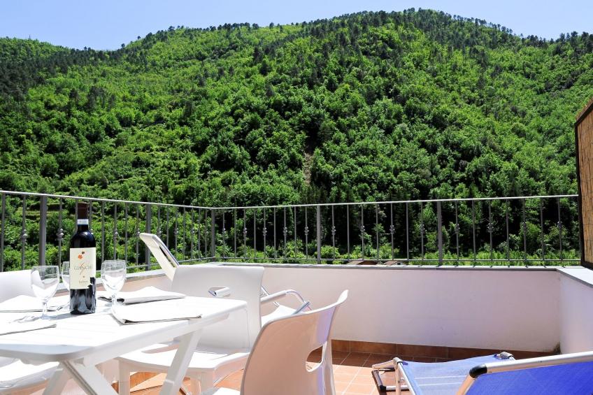 Panoramawohnung mit Balkon und Terrasse