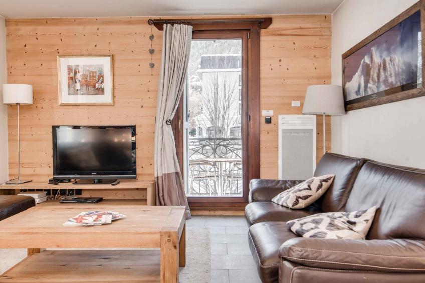 Wohnung in Chamonix mit sonnigem Balkon und toller Aussicht