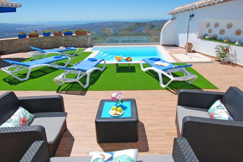 in Comares mit Offenem Kamin