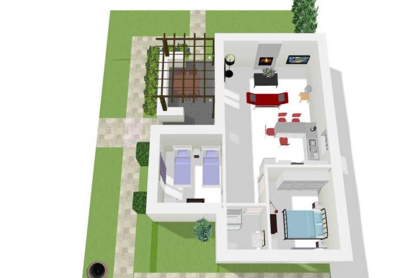 Villa mit zwei Schlafzimmern für 6 Personen. Parken, WiFi - foto 41