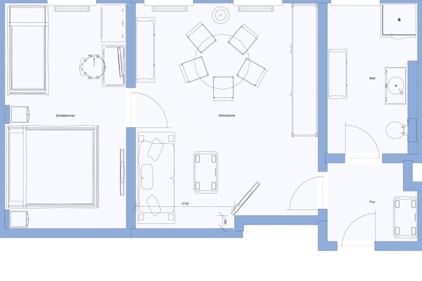 Schiller Apartment im Zentrum von Hof. Küche, Parkplatz, 250MBit Wlan - foto 28